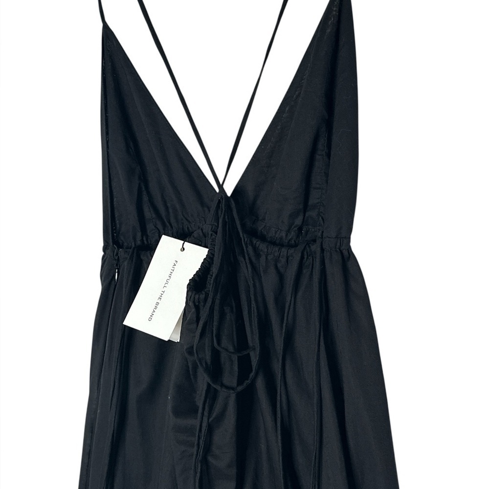 FAITHFULL THE BRAND
Wilonna tiered cotton-voile midi dress in black 10 - Picture 4 of 8
